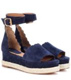 See By Chlo Lauren Platform Suede Sandals