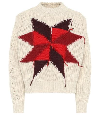 Isabel Marant Hadyn Wool-blend Intarsia Sweater
