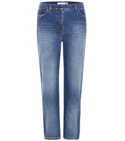 Valentino Rockstud Denim Jeans