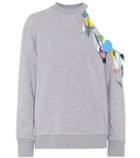 Prada Embellished Cotton Sweatshirt