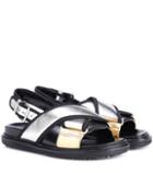 Nike Metallic Leather Sandals