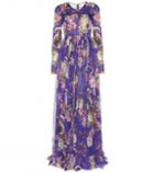 Dolce & Gabbana Printed Silk Gown