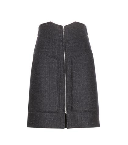 Bottega Veneta Faby Wool And Cashmere-blend Skirt