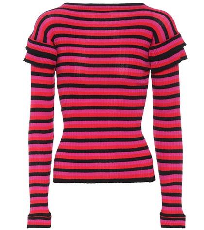 Philosophy Di Lorenzo Serafini Striped Cotton Top