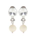Dorothee Schumacher Crystal-embellished Clip-on Earrings