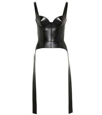 Alexander Mcqueen Leather Corset