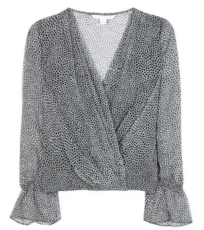 Diane Von Furstenberg Svetlana Printed Silk Blouse