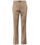 Etro Mid-rise Straight Jacquard Pants