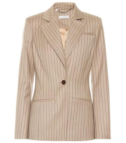 Altuzarra Acacia Striped Wool-blend Blazer