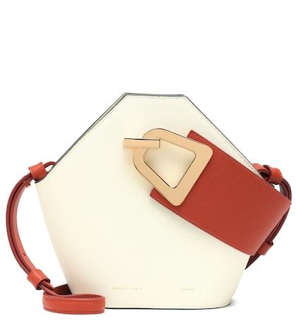 Poupette St Barth Mini Johnny Leather Bucket Bag