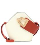 Poupette St Barth Mini Johnny Leather Bucket Bag