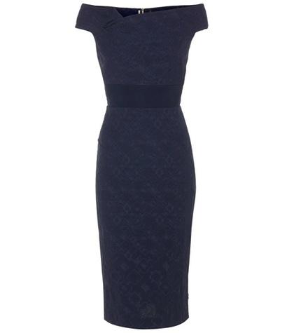 Roland Mouret Off-the-shoulder Monamy Dress