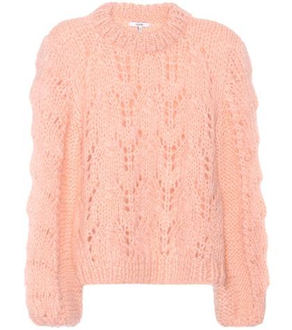 Ganni Faucher Wool And Mohair Sweater