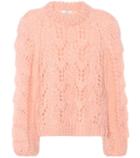 Ganni Faucher Wool And Mohair Sweater