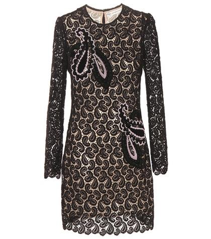 Jil Sander Geri Embellished Lace Dress