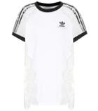 Ellery Printed Cotton And Lace T-shirt
