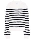 David Koma Striped Cashmere Sweater