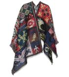 Alexander Mcqueen Wool And Silk Poncho