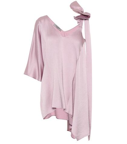 Burberry Satin Asymmetric Top