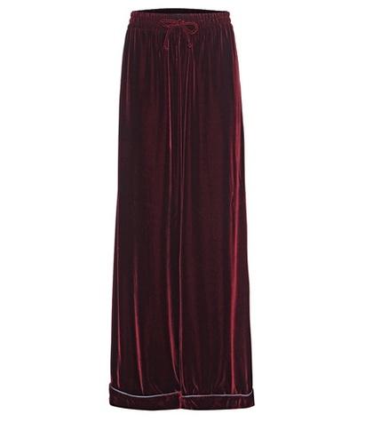 Valentino Velvet Trousers