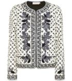 Tory Burch Tilda Embroidered Cotton Jacket