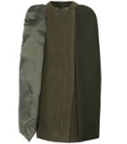 Valentino Wool, Silk And Cotton Cape