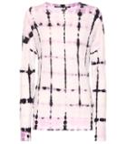 Off-white Tie-dye Cotton Top