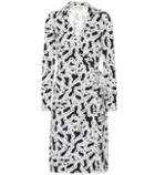 Diane Von Furstenberg New Jeanne Silk-jersey Wrap Dress