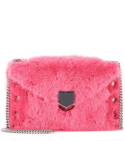 Tod's Lockett Envelope Mini Fur Shoulder Bag