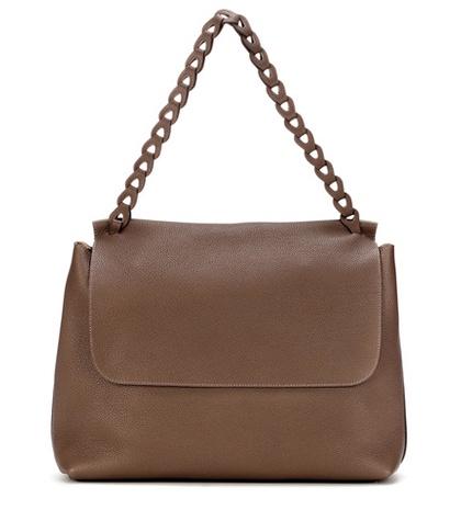 The Row Top Handle 14 Leather Bag