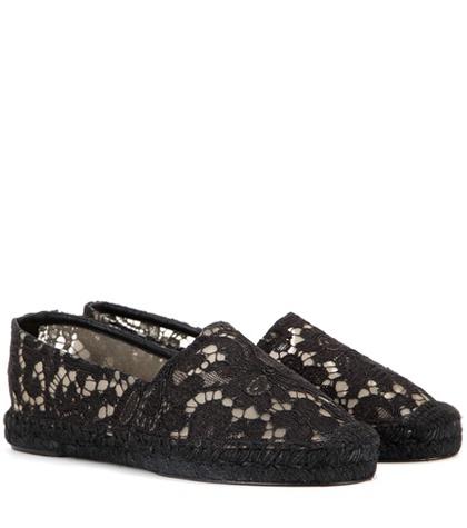 Roger Vivier Lace Espadrilles