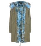 Mr & Mrs Italy Fur-lined Parka With Fur-trimmed Hood