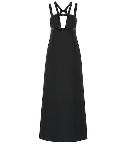 Miu Miu Sequined Wool And Silk Dress