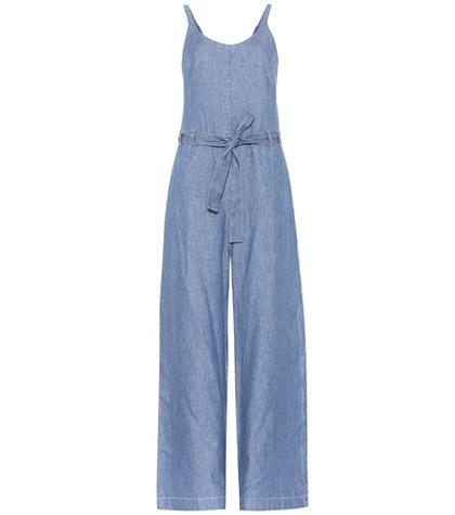 Miu Miu Cotton Denim Jumpsuit
