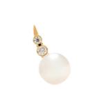 Veronica Beard Lulu Des Etoiles 14kt Gold Pearl And Diamond Left Single Earring