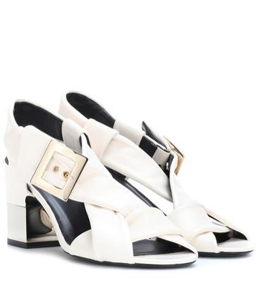 Dolce & Gabbana Podium Leather Sandals