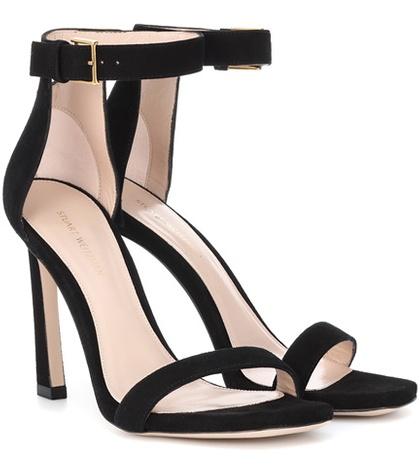 Acne Studios Squarenudist 100 Suede Sandals
