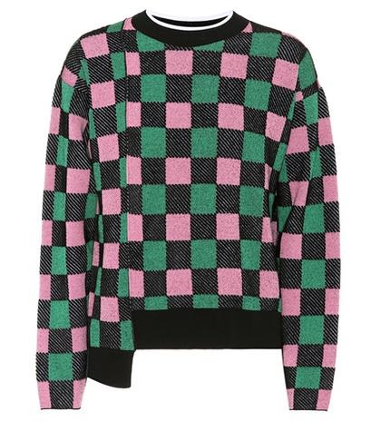 Marni Cotton-blend Checked Sweater