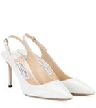 Miu Miu Erin 85 Leather Sling-back Pumps
