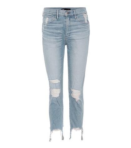 3x1 W3 Straight Authentic Crop Jeans