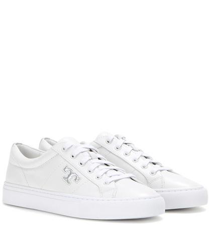 Tory Burch Chace Leather Sneakers