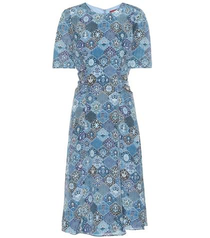 Victoria Beckham Sylvia Printed Silk Dress