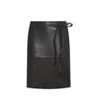 Y-3 Sport Coy Leather Wrap Skirt
