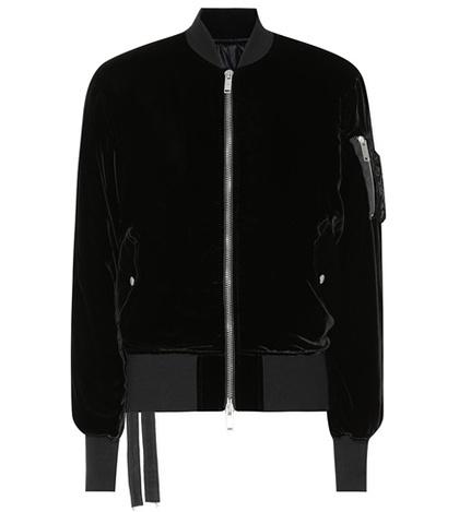 Unravel Velvet Bomber Jacket