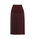 Bottega Veneta Pleated Wool-blend Midi Skirt