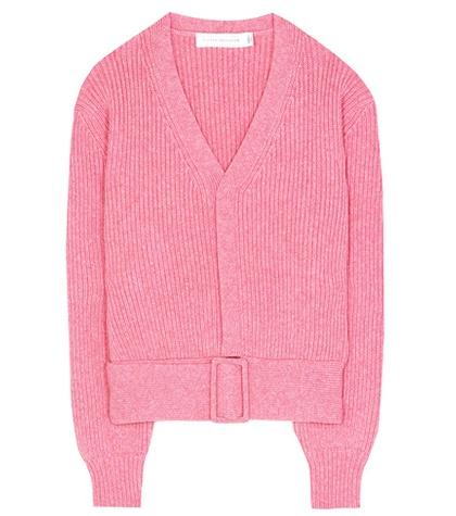 Victoria Victoria Beckham Belted Wool Sweater