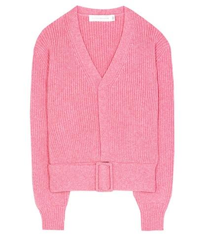 Victoria Victoria Beckham Belted Wool Sweater