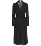 Diane Von Furstenberg Stevie Crêpe-jersey And Metallic Fil Coupé Wrap Dress