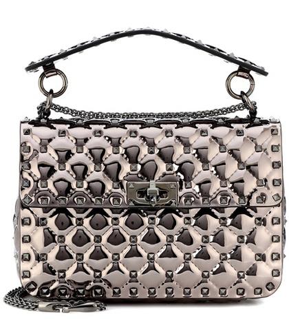 Valentino Valentino Garavani Rockstud Spike Metallic Shoulder Bag