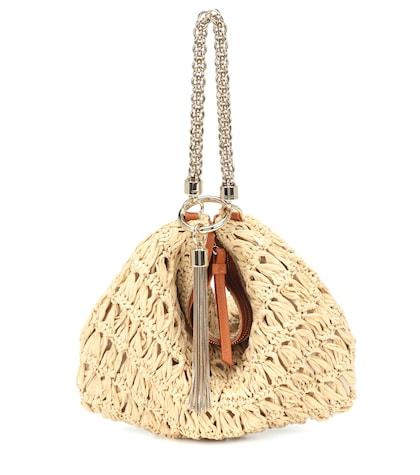 Burberry Callie Raffia Clutch